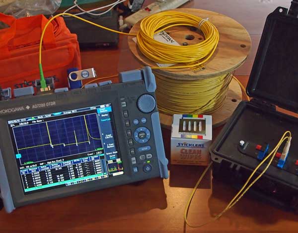 optical fibre test optical fibre testing